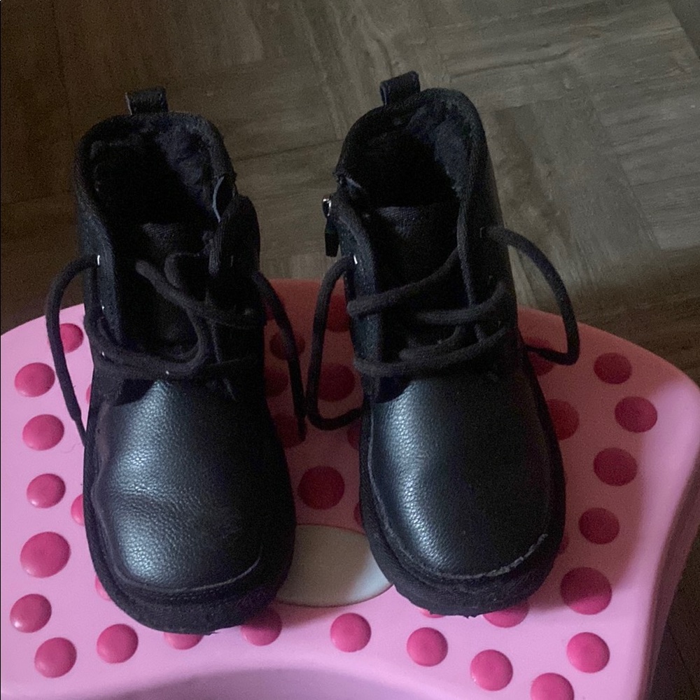 Kids Black Boots
